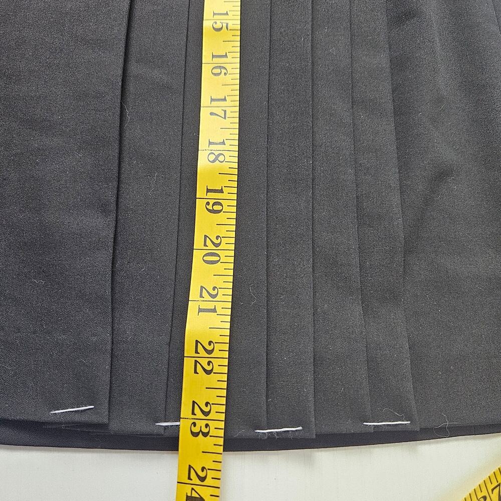 Grace Elements Womens Midi Pleated Black Skirt Sz 4 NWT Office Professional - Picture 7 of 8